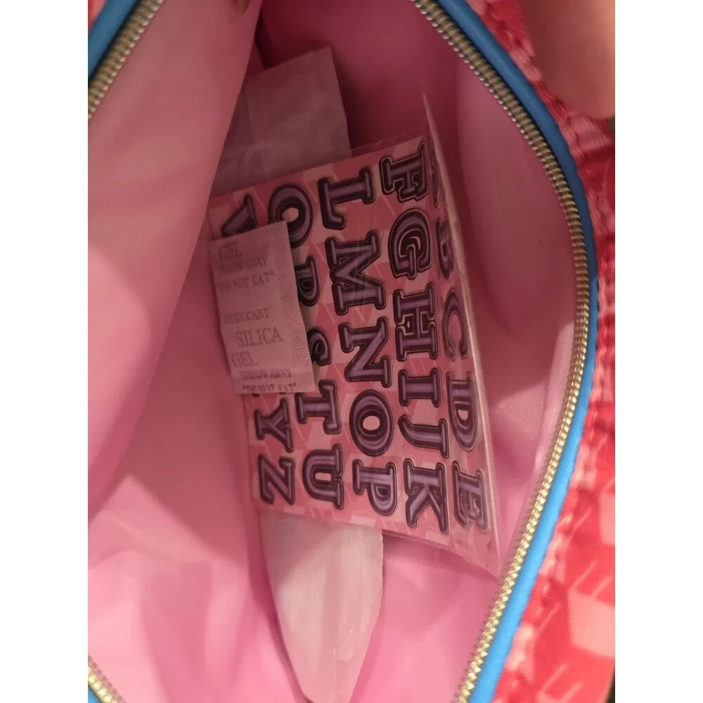 Estee Lauder Zip Cosmetic Bag Gift With Purchase World Travel Themed  Pink